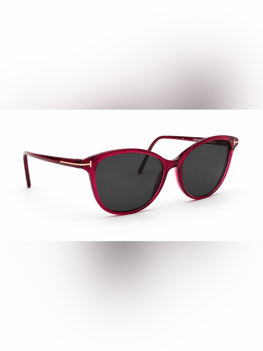 Tom Ford Deep Red Round-Edge FRAMES ONLY